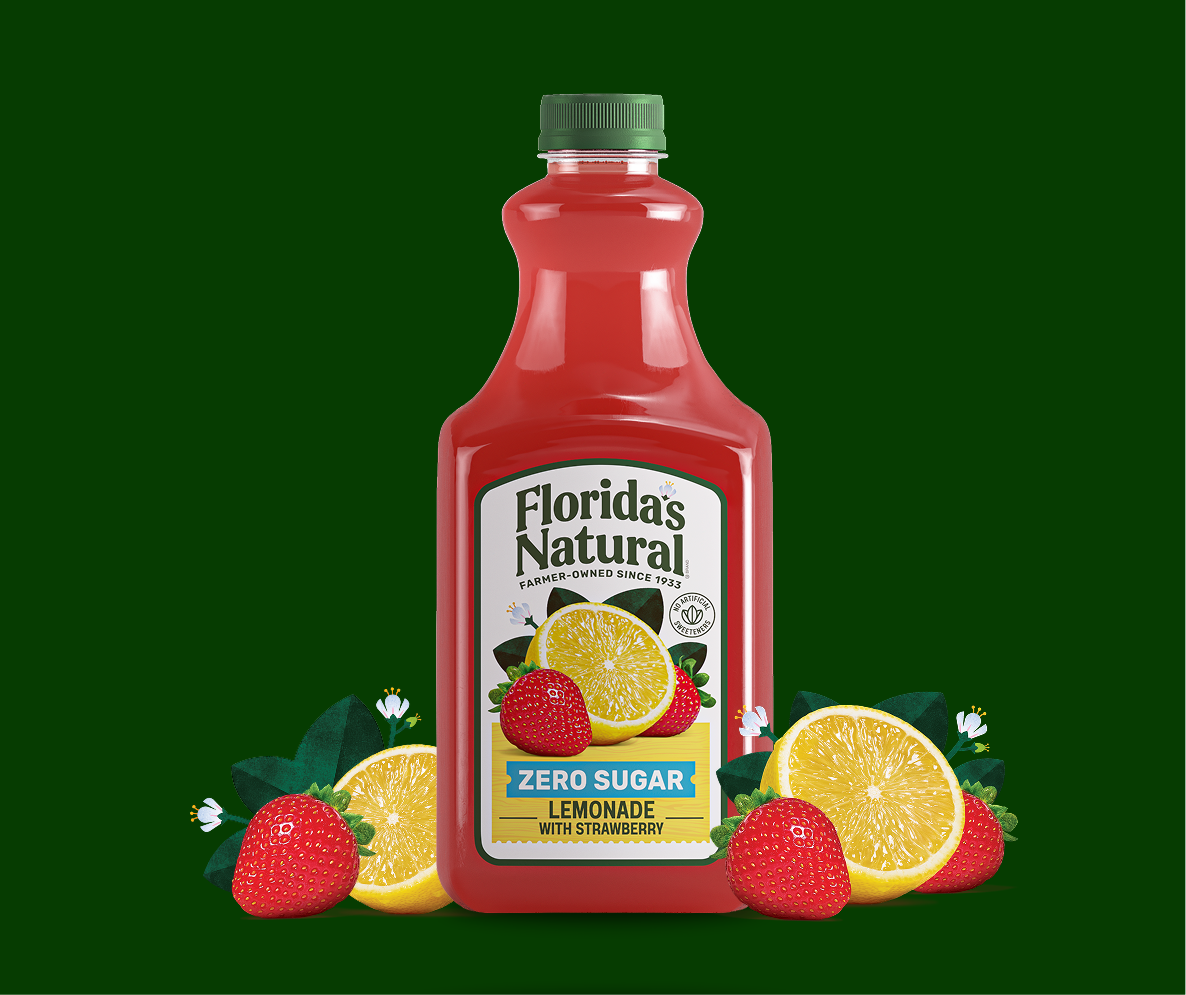 Zero Sugar Strawberry Lemonade | Florida's Natural